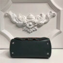 8776 FENDI 芬迪 小牛皮 褶皱波浪饰边 手提单肩包 墨绿色