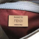 8783 FENDI 芬迪 时装秀款 宽肩带荷叶边 单肩包挎包 蔚蓝色