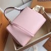 M41334 LV CLUNY MM 中号手袋 LV女包 LV真皮水波纹 LV手提包 芭蕾粉