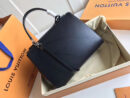M41302 LV CLUNY MM 中号手袋 LV女包 LV真皮水波纹 LV手提包 黑色