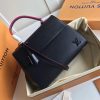 M41302 LV CLUNY MM 中号手袋 LV女包 LV真皮水波纹 LV手提包 黑色