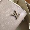 M41300 LV CLUNY MM 中号手袋 LV女包 LV真皮水波纹 LV手提包 奶茶色