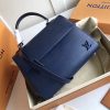 M41299 LV CLUNY MM 中号手袋 LV女包 LV真皮水波纹 LV手提包 墨蓝色