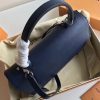 M41299 LV CLUNY MM 中号手袋 LV女包 LV真皮水波纹 LV手提包 墨蓝色