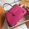 M42561 LV CLUNY MM 中号手袋 LV女包 LV真皮水波纹 LV手提包 热辣粉
