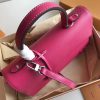 M42561 LV CLUNY MM 中号手袋 LV女包 LV真皮水波纹 LV手提包 热辣粉