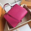 M42561 LV CLUNY MM 中号手袋 LV女包 LV真皮水波纹 LV手提包 热辣粉