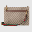 474083 Gucci Courrier系列 GG Supreme高级柔软人造帆布 邮差包 乌木色