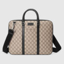 473888 GUCCI GG Supreme高级人造帆布 公文包 乌木色
