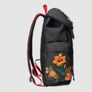 429037 GUCCI 古驰 Techpack 刺绣装饰 双肩背包 黑色