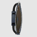 406408 GUCCI Gucci Signature真皮 前襟拉链 中号扁平 邮差包 蓝色