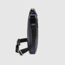 406408 GUCCI Gucci Signature真皮 前襟拉链 中号扁平 邮差包 蓝色