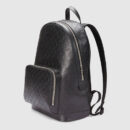 406370 GUCCI Gucci Signature 真皮 双肩背包 黑色