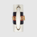 470270 D4ZAG 8605 GUCCI Sylvie 系列皮革迷你手袋 白色