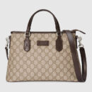 429019 GUCCI GG Supreme高级人造帆布 小号 购物袋 乌木色