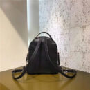 8223S FENDI 芬迪 西班牙柔软皮 彩色绣花 迷你双肩背包 黑色