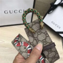 411924 GUCCI 古驰 2017时尚畅销款 女腰带 仿古铜龙头扣 绿钻蛇纹