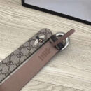 411924 GUCCI 古驰 2017时尚畅销款 女腰带 仿古铜龙头扣 白钻蜜蜂纹