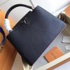 M94714 M42916 LV Capucines 中号手袋 LV单肩斜挎包 LV全皮女包 黑色