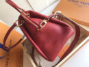 M43720 LV Ponthieu 小号手袋 LV全皮女包 LV手提肩背包 樱桃红