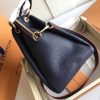 M43721 LV Ponthieu 小号手袋 LV全皮女包 LV手提肩背包 深海蓝