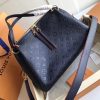 M43721 LV Ponthieu 小号手袋 LV全皮女包 LV手提肩背包 深海蓝