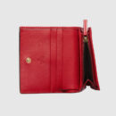 476072 GUCCI Queen Margaret 系列 皮革 卡片夹 白红蓝