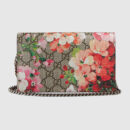 402724 GUCCI GG Blooms 印花 GG Supreme高级人造帆布 链式皮夹