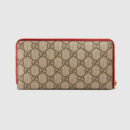 476413 GUCCI 彩虹 GG Supreme高级人造帆布 全拉链式皮夹