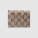 476412 GUCCI 彩虹 GG Supreme高级人造帆布 卡片夹