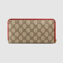 476413 GUCCI GG Supreme高级人造帆布 气场猫印花 全拉链式皮夹