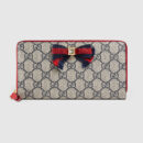 435293 GUCCI GG Supreme高级人造帆布 罗缎 全拉链式皮夹