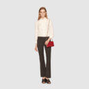 431408 GUCCI Gucci Signature 迷你链条手袋 芙蓉红