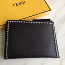 FENDI 0363克公仔 芬迪手拿包 老佛爷造型 芬迪钱包 黑色