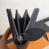 M58428 LV Zippy 拉链钱夹 LV钱包 LV全皮穿孔钱夹 黑色