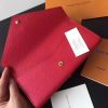 M64317 LV Double V 钱夹 LV钱包 LV女士钱包 LV全皮翻盖钱夹 红色