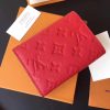 M64061 LV VICTORINE 钱夹 LV钱夹 LV短夹 LV全皮压花钱包 红色