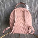 476671 GUCCI GG Marmont系列 绗缝 皮革 双肩包 粉色