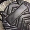 476671 GUCCI GG Marmont系列 绗缝 皮革 双肩包 黑色