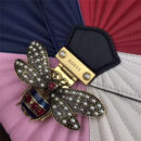476531 GUCCI Queen Margaret 系列 绗缝皮革 手提包 彩色横款