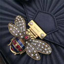 476531 GUCCI Queen Margaret 系列 绗缝皮革 手提包 纯黑