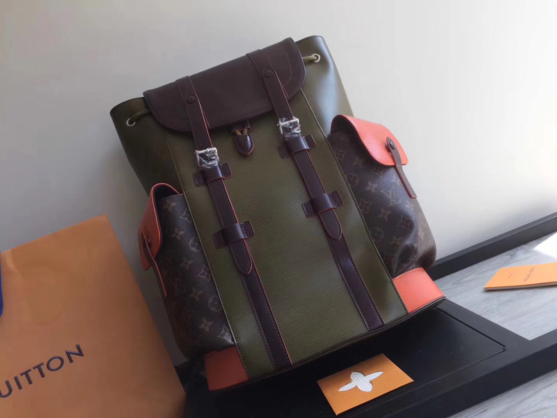 M53425 LV CHRISTOPHER 小号双肩包 LV背包 LV双肩包 LV全皮背包