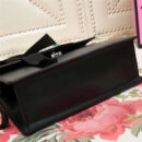 453751 Lilith 2017款 绿宝石蛇头 竹节提手 蝴蝶结 单肩斜跨包 黑色