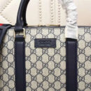 474135 GUCCI GG Supreme高级人造帆布 Gucci男包 Gucci公文包 灰白色