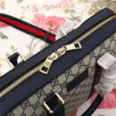 474135 GUCCI GG Supreme高级人造帆布 Gucci男包 Gucci公文包 灰白色
