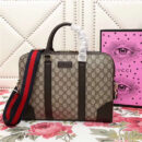 474135 GUCCI GG Supreme高级人造帆布 Gucci男包 Gucci公文包 啡色