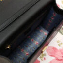 488691 Gucci 2017秋冬走秀款 竹节提手 蝴蝶配饰 手提单肩包 黑色