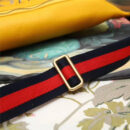 493869 GUCCI 新款大货 进口牛皮 彩印涂鸦 休闲腰包 黄色
