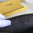 0363 FENDI 芬迪 小怪兽眼睛 全蛇皮 拉链手拿包 黑色