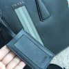 2VE368 Prada普拉达男包 Prada男士公文包 普拉达十字纹手提包 黑色